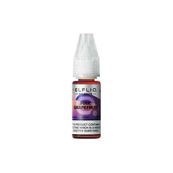 20mg ELFLIQ By Elf Bar 10ml Nic Salt (50VG/50PG) Any 4 For £10 - Broadbase