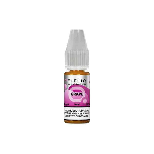 20mg ELFLIQ By Elf Bar 10ml Nic Salt (50VG/50PG) Any 4 For £10 - Broadbase