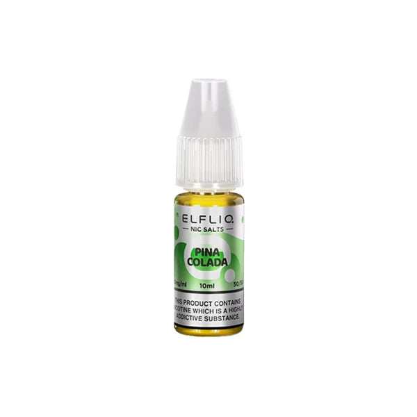 20mg ELFLIQ By Elf Bar 10ml Nic Salt (50VG/50PG) Any 4 For £10 - Broadbase