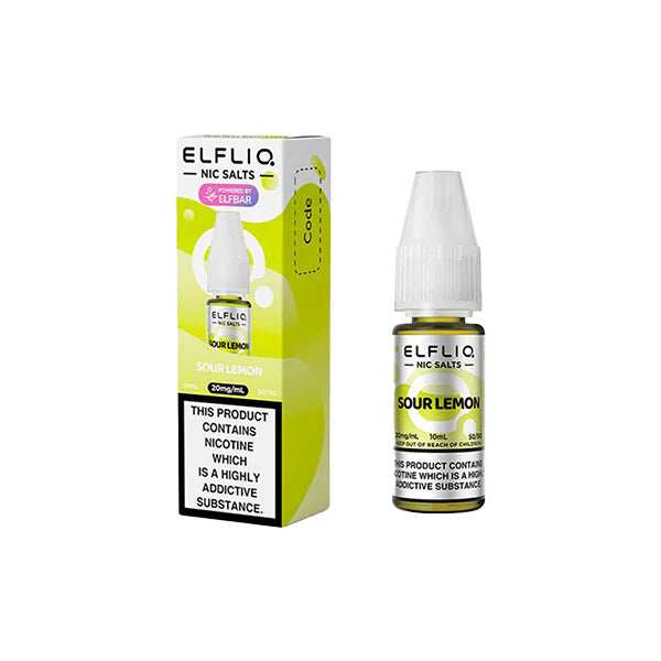 20mg ELFLIQ By Elf Bar 10ml Nic Salt (50VG/50PG) Any 4 For £10 - Broadbase