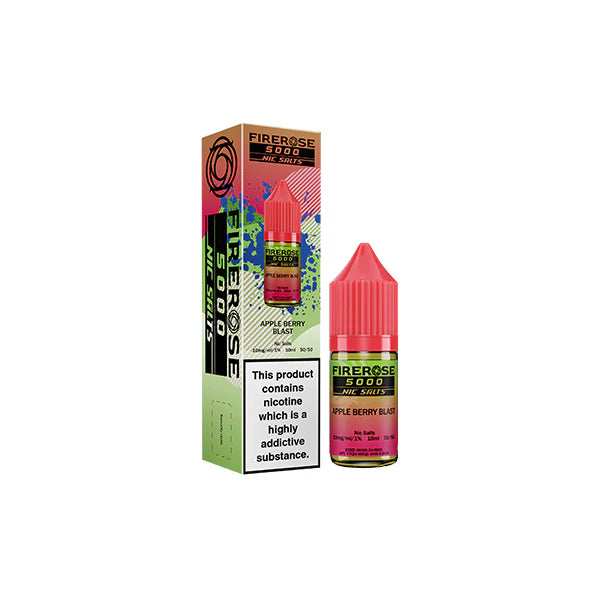 10mg Elux Firerose 5000 Nic salts 10ml (50VG/50PG) Any 4 For £10 - Broadbase