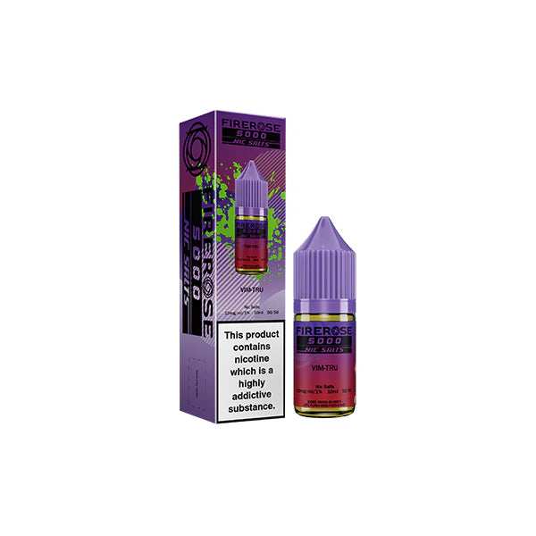 10mg Elux Firerose 5000 Nic salts 10ml (50VG/50PG) Any 4 For £10 - Broadbase