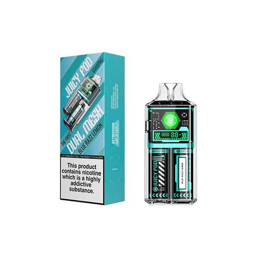 20mg Juicy Pod 6000 Pro Disposable Vape Kit 6000 Puffs BOGOF - Broadbase
