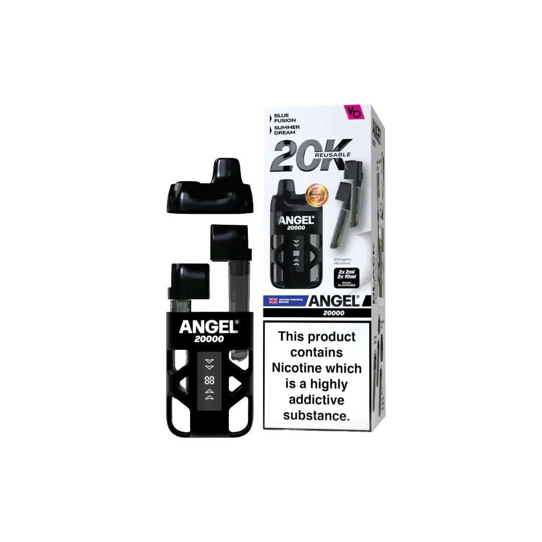 20mg Angel 20000 by Vapes Bars Duel Prefilled Pod Vape Kit 20000 Puffs Any 3 For £36 - Broadbase