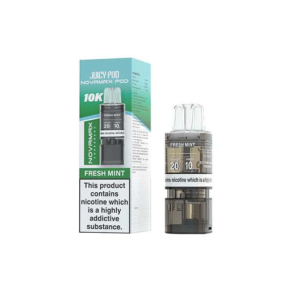 20mg Juicy Pod Novamax Prefilled Pods 10000 Puffs - 1 Pcs 3 For £14.97 - Broadbase