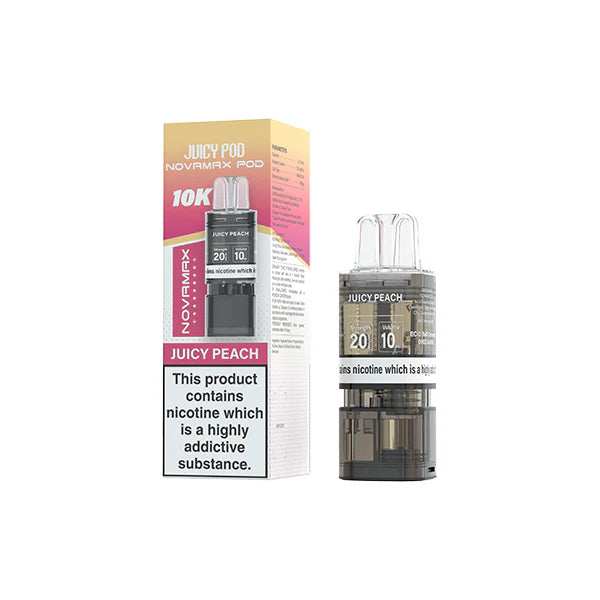 20mg Juicy Pod Novamax Prefilled Pods 10000 Puffs - 1 Pcs 3 For £14.97 - Broadbase