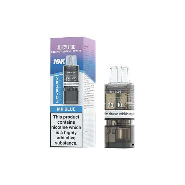 20mg Juicy Pod Novamax Prefilled Pods 10000 Puffs - 1 Pcs 3 For £14.97 - Broadbase