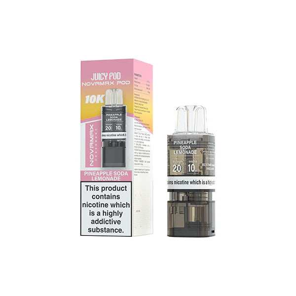 20mg Juicy Pod Novamax Prefilled Pods 10000 Puffs - 1 Pcs 3 For £14.97 - Broadbase