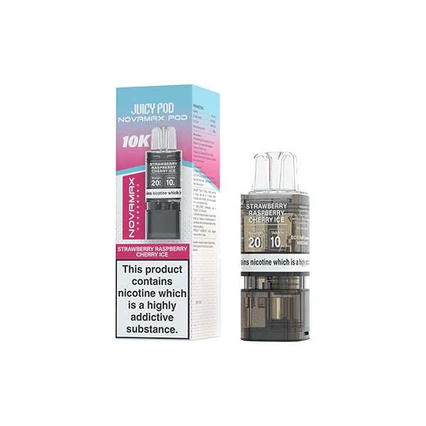 20mg Juicy Pod Novamax Prefilled Pods 10000 Puffs - 1 Pcs 3 For £14.97 - Broadbase