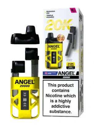 20mg Angel 20000 by Vapes Bars Duel Prefilled Pod Vape Kit 20000 Puffs Any 3 For £36 - Broadbase