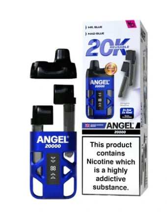 20mg Angel 20000 by Vapes Bars Duel Prefilled Pod Vape Kit 20000 Puffs Any 3 For £36 - Broadbase
