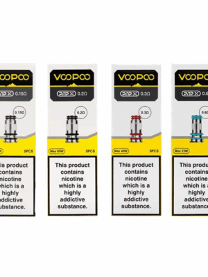 VooPoo PnP X Replacement Coils (0.15Ohm/0.2Ohm/0.3Ohm/0.6Ohm)