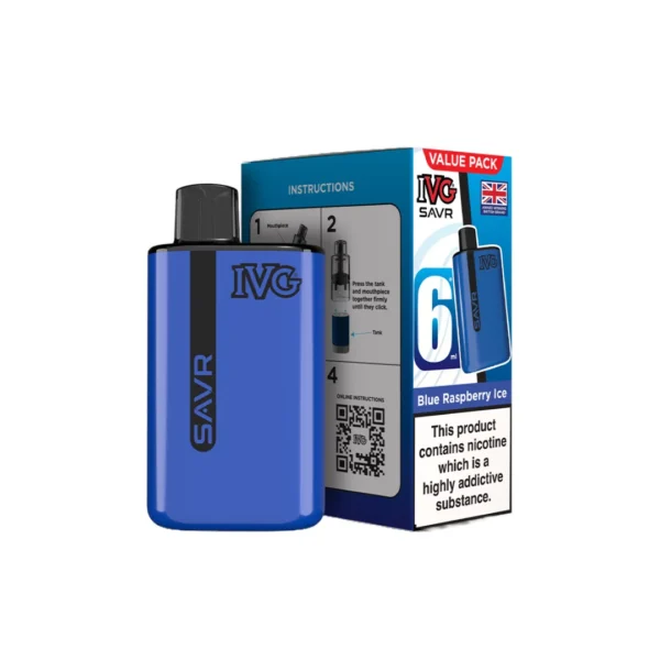 20mg I VG SAVR Prefilled Pod Vape Kit 3000 Puffs - Image 4