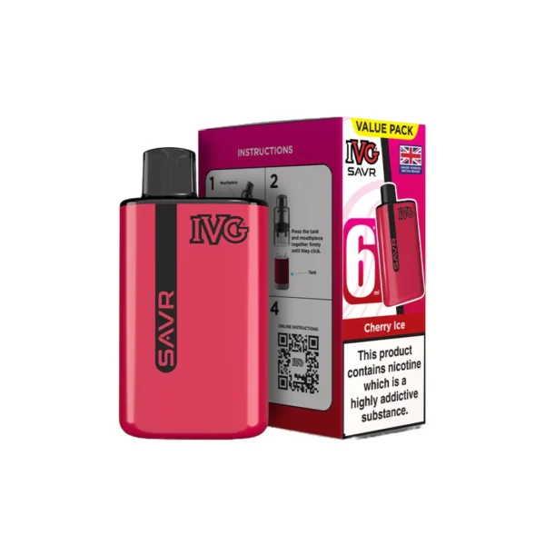 20mg I VG SAVR Prefilled Pod Vape Kit 3000 Puffs - Image 10