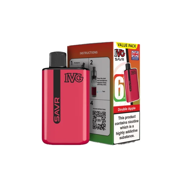 20mg I VG SAVR Prefilled Pod Vape Kit 3000 Puffs - Image 13
