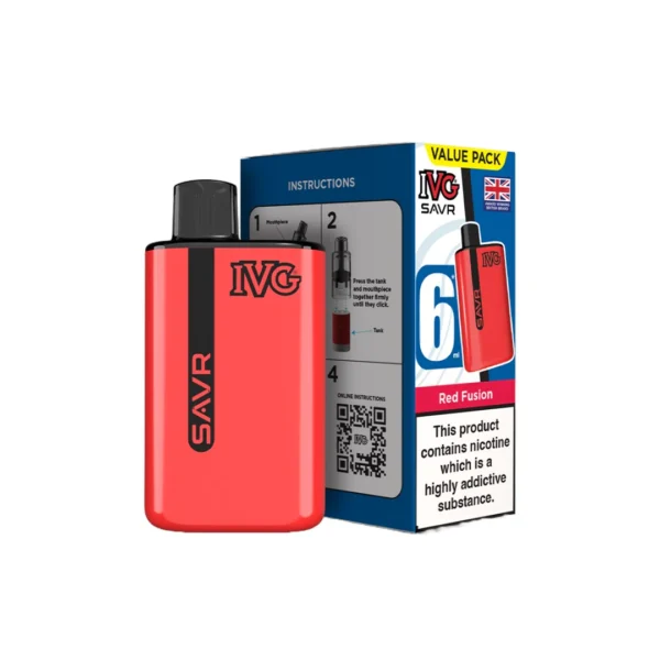 20mg I VG SAVR Prefilled Pod Vape Kit 3000 Puffs - Image 14