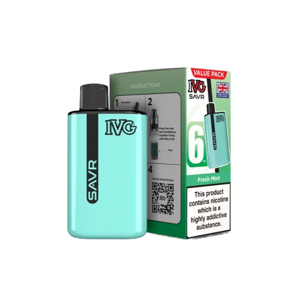 20mg I VG SAVR Prefilled Pod Vape Kit 3000 Puffs - Image 17