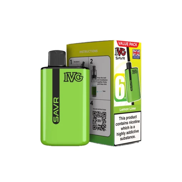 20mg I VG SAVR Prefilled Pod Vape Kit 3000 Puffs - Image 20
