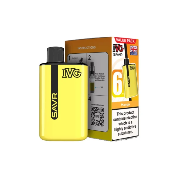 20mg I VG SAVR Prefilled Pod Vape Kit 3000 Puffs - Image 21