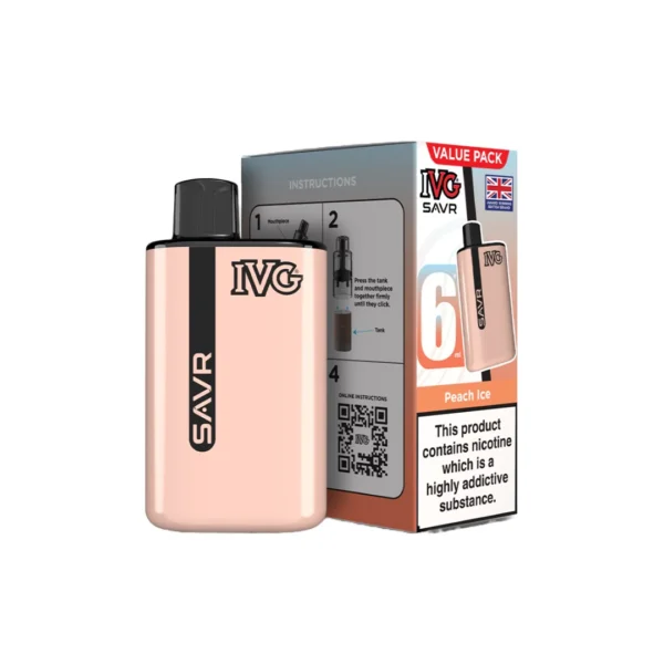20mg I VG SAVR Prefilled Pod Vape Kit 3000 Puffs - Image 22