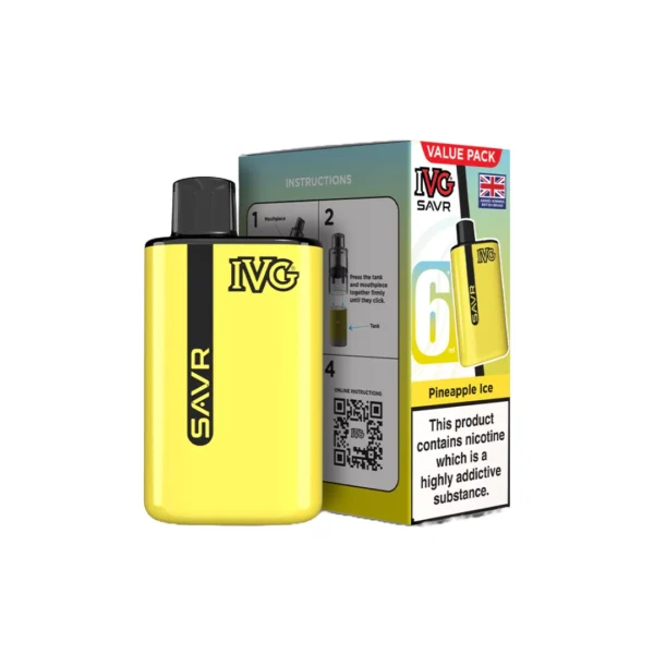 20mg I VG SAVR Prefilled Pod Vape Kit 3000 Puffs - Image 23