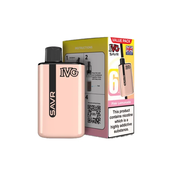 20mg I VG SAVR Prefilled Pod Vape Kit 3000 Puffs - Image 24