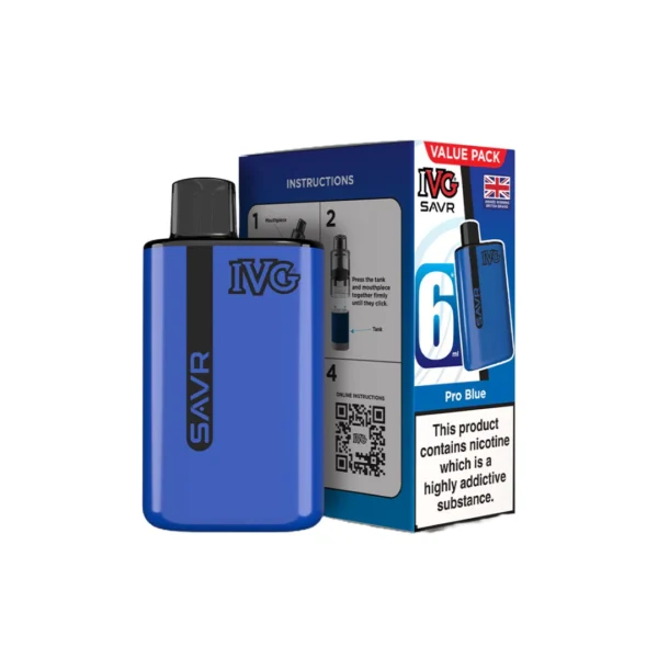 20mg I VG SAVR Prefilled Pod Vape Kit 3000 Puffs - Image 25