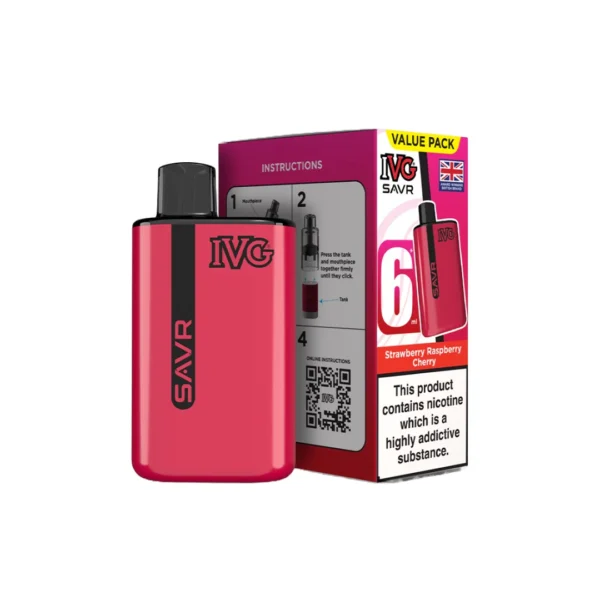 20mg I VG SAVR Prefilled Pod Vape Kit 3000 Puffs - Image 28
