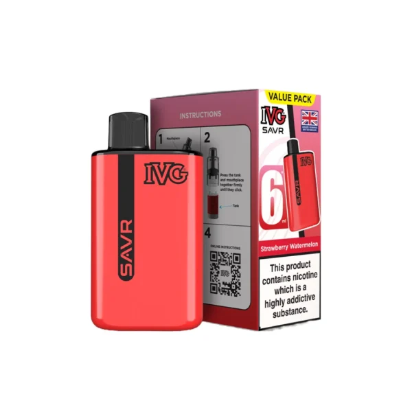 20mg I VG SAVR Prefilled Pod Vape Kit 3000 Puffs - Image 29
