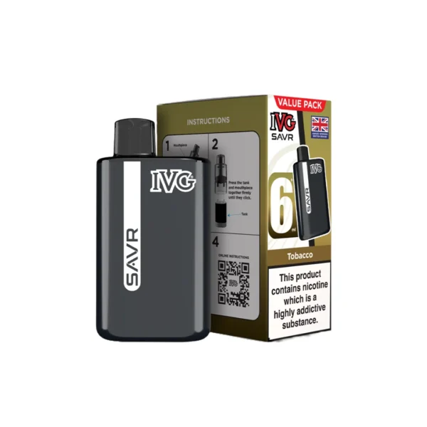 20mg I VG SAVR Prefilled Pod Vape Kit 3000 Puffs - Image 30