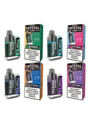 20mg SKE Crystal CL6000 Disposable Rechargeable Vape Kit 6000 Puffs