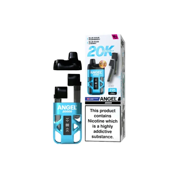 20mg Angel 20000 by Vapes Bars Duel Prefilled Pod Vape Kit 20000 Puffs - Image 3