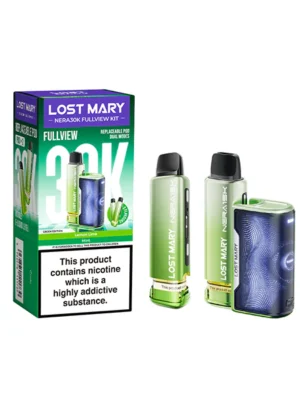 20mg LOST MARY Nera 30K Multi Edition Prefilled Pod Vape Kit - 30000 Puffs - Green Edition