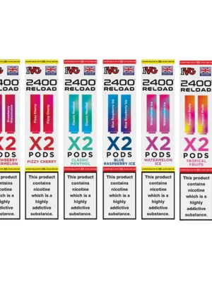 20mg IVG 2400 Reload Prefilled Pods 2ml 2400 Puffs - 2 Pcs