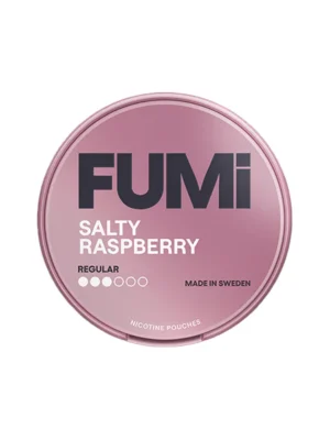 4mg FUMI Regular Salty Raspberry Nicotine Pouch - 20 Pouches