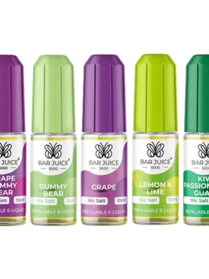 15mg Bar Juice 5000 Nic Salts 10ml (40VG/60PG)