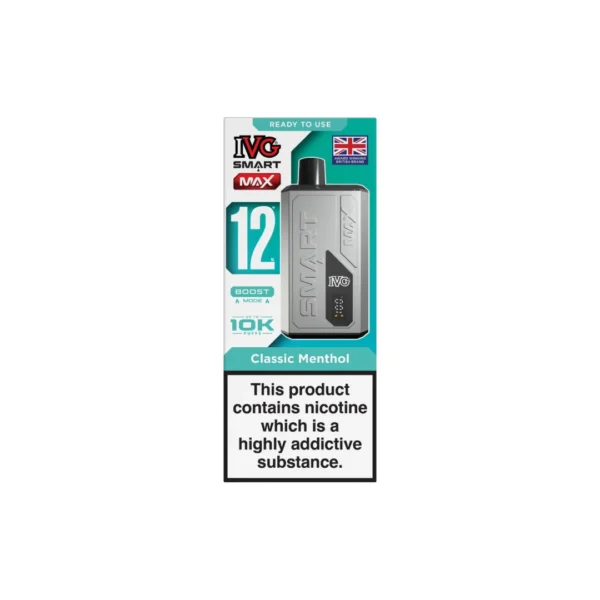 20mg IVG Smart Max Pod Vape Kit 10000 Puffs - Image 8