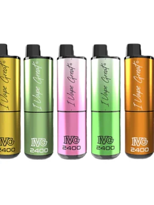 20mg IVG 2400 4 in 1 Multi Edition Rechargeable Pod Vape Kit 2400 Puffs