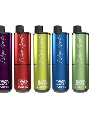 20mg IVG 2400 4 in 1 Pod Rechargeable Vape Kit 2400 Puffs