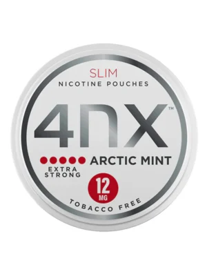 4NX 12mg Arctic Mint Slim Nicotine Pouches 20 Pouches