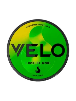 8mg Velo Slim Medium Strength Lime Flame Nicotine Pouches - 20 Pouches
