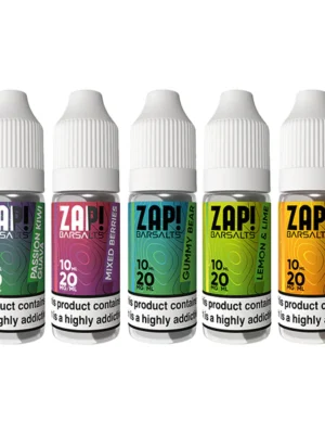 20mg ZAP! Bar Salts Nic Salt 10ml (50VG/50PG)