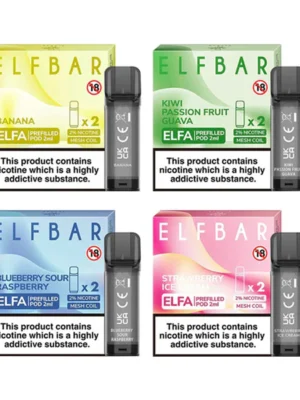 ELF Bar ELFA 20mg Replacement Prefilled Pods 2ml 1200 Puffs - 2 Pcs