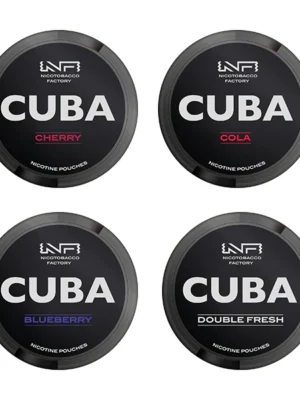 43mg CUBA Black Nicotine Pouches - 25 Pouches