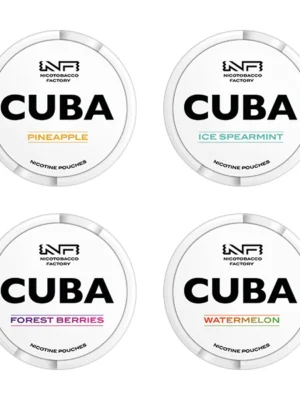 16mg CUBA White Nicotine Pouches - 25 Pouches