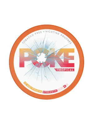 12mg Poke Tropical Nicotine Pouches - 20 Pouches
