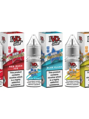 10mg I VG Bar Favourites 10ml Nic Salts (50VG/50PG)