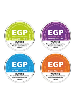 14mg EGP Nicotine Pouches - 20 Pouches