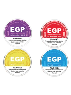 20mg EGP Nicotine Pouches - 20 Pouches