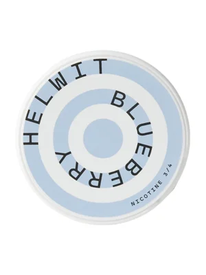 HELWIT 9mg Nicotine Pouches Blueberry - 20 Pouches